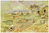 1932 Los Angeles Map -  Tile Mural
