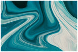 Abstract Blue Swirl -  Accent Tile