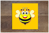 Honey Bee Cartoon -  Accent Tile