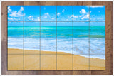 Blue Ocean Beach -  Tile Mural