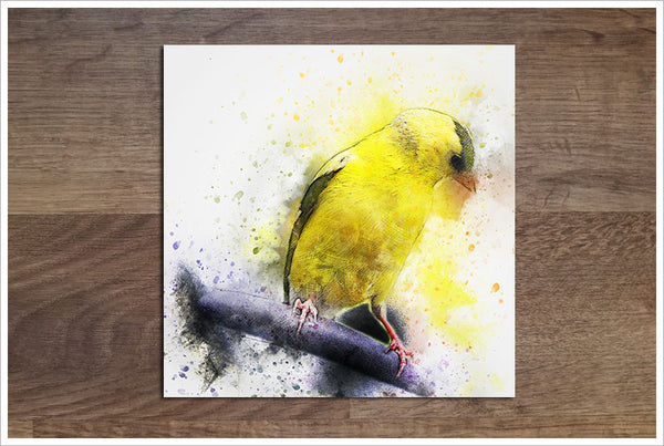 Canary Watercolor -  Accent Tile