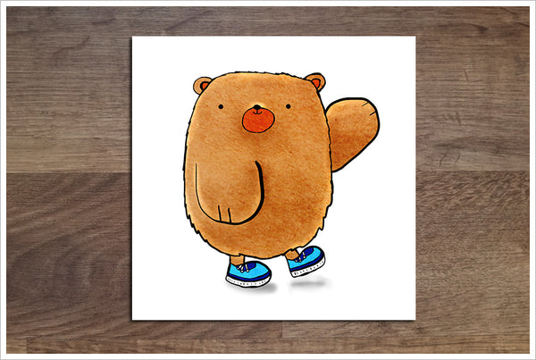Cartoon Bear -  Accent Tile