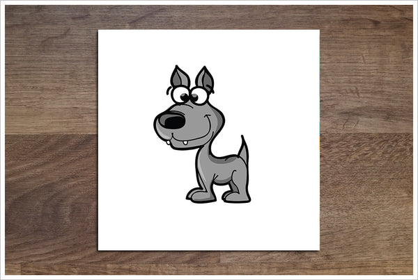 Cartoon Dogs 8 Designs -  Accent Tile