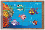Cartoon Fish Underwater -  Tile Mural