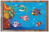 Cartoon Fish Underwater -  Tile Mural