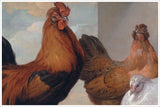 Farm Chickens Painting -  Tile Mural