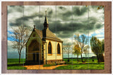 Church Landscape Painting -  Tile Mural