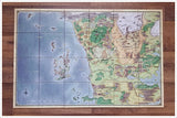Dungeons & Dragons Forgotten Realms Faerûn World Map -  Tile Mural