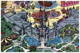 1960's Disneyland Park Map -  Tile Mural