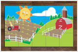 Children's Farm Scene -  Tile Mural