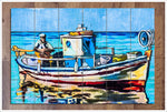 Fishing Boat Painting -  Tile Mural