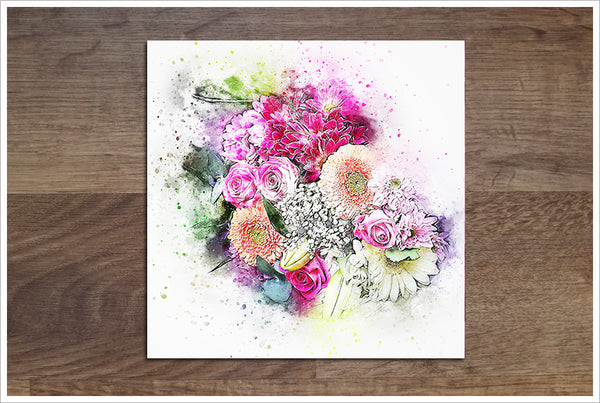 Flowers Watercolor 03 -  Accent Tile