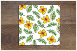 Yellow Flowers -  Tile Border