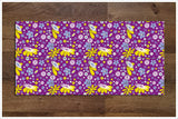 Purple Flower Pattern -  Tile Border