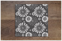 Flower Pattern -  Tile Border