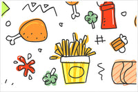 Food Cartoon -  Accent Tile