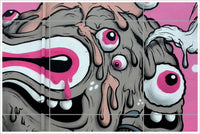 Graffiti Pink Eye -  Tile Mural
