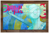 Graffiti Lady Liberty -  Tile Mural