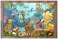 Cartoon Jungle -  Tile Mural