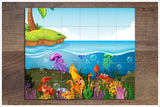 Cartoon Underwater Sea Life -  Tile Mural