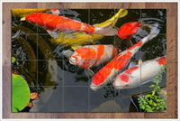 Koi Fish 02 -  Tile Mural