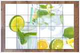 Lime Water -  Tile Mural