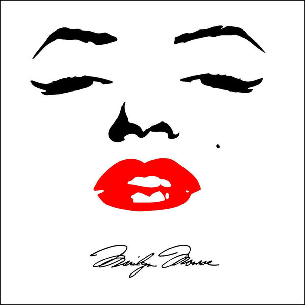 Custom Order Marilyn Monroe Graphic Accent Tile 6 x 6" (Set of 10)