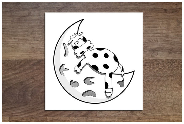 Moon Cow -  Accent Tile