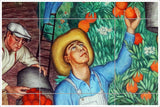 Orange Grove Workers -  Tile Mural