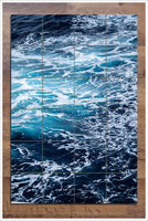 Ocean Water Vertical -  Tile Mural