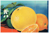 Mariposa Orange Crate Label -  Tile Mural