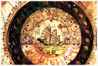 Pirates of the Caribbean Treasure Map -  Tile Mural