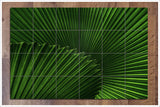 Palm Fronds Abstract -  Tile Mural