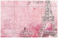 Paris Eiffel Tower Colage -  Tile Mural