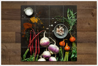 Raw Vegetables -  Tile Mural
