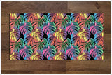 Tiki Bar Flowers 03 -  Tile Border