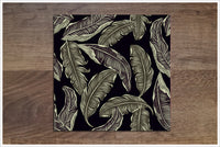 Tiki Bar Tropical Leaves -  Tile Border