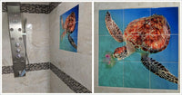 Turtle Jelly - Tile Mural