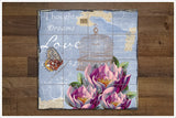Victorian Flower Butterfly Collage -  Tile Mural