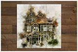 Victorian House Painting -  Tile Mural