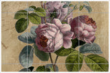 Vintage Flowers 01 -  Tile Mural