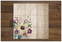 Vintage Flowers 03 -  Tile Mural