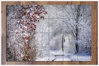 Winter Path -  Tile Mural