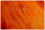 Orange Abstract Painting -  Tile Mural