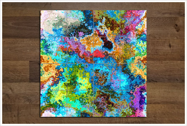 Abstract Colors -  Tile Mural