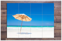 Beach Umbrella -  Tile Mural