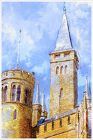 Cathedral Watercolor -  Tile Mural