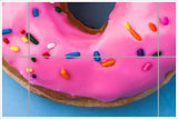 Pink Doughnut with Sprinkles -  Tile Mural