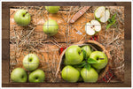 Green Apples on Cutting Board -  Tile Mural