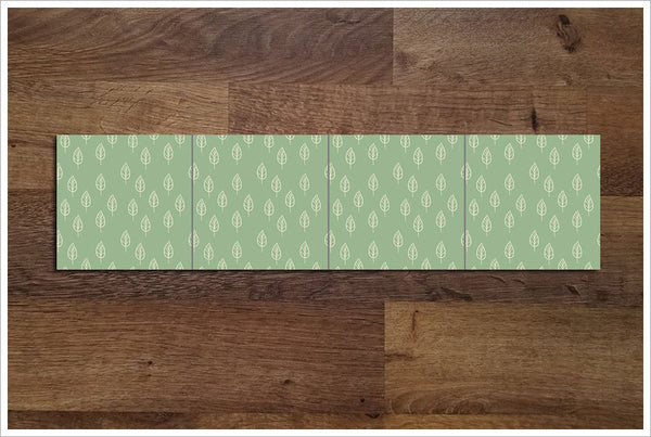 Modern Leaf Pattern 01 -  Tile Border